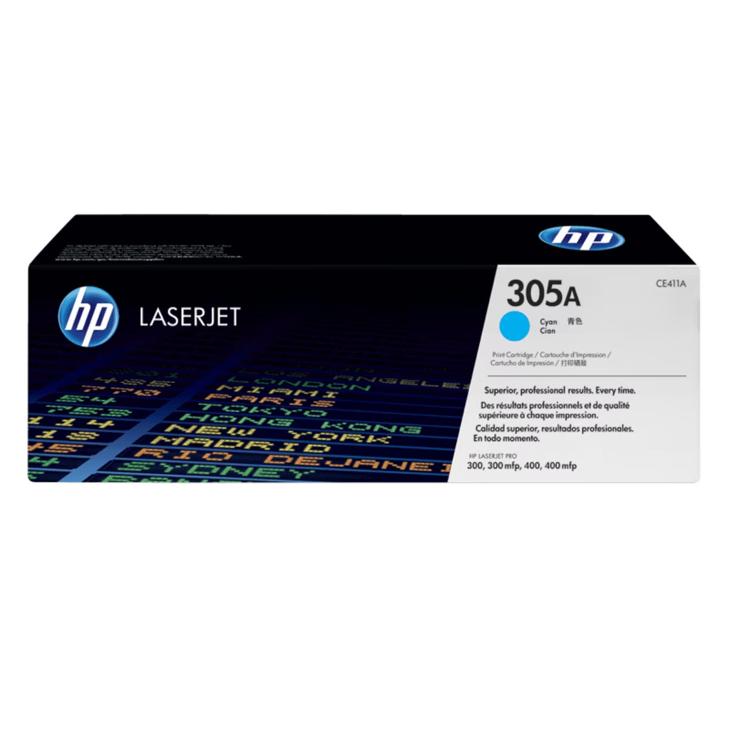 HP 305A Cyan (รหัสสินค้า HPI-CE411A)