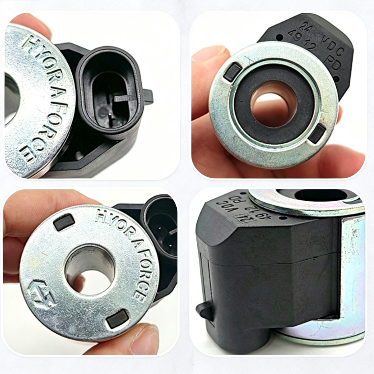 {พร้อมสต็อก} สําหรับนักบินขดลวดโซลินอยด์ 12V 24V สําหรับ Volvo EC120 EC210 สําหรับ EC360 สําหรับรถขุ