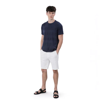 John Henry เสื้อยืดผู้ชาย ทรงเข้ารูป รุ่น JH S226MTSSM15 - สีกรมท่า