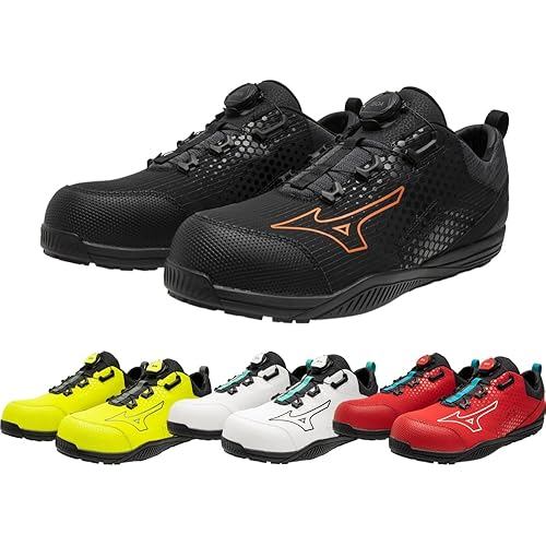 Mizuno Safety Shoes Work All Mighty TDII51L BOA D Sole Push Pull Type F1GA2402 09 Black x Orange 24.