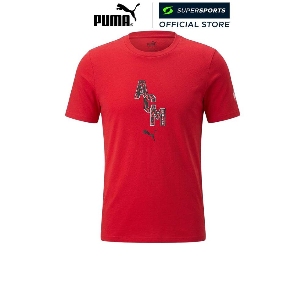 PUMA AC Milan ftblCulture เสื้อยืดฟุตบอลผู้ชาย