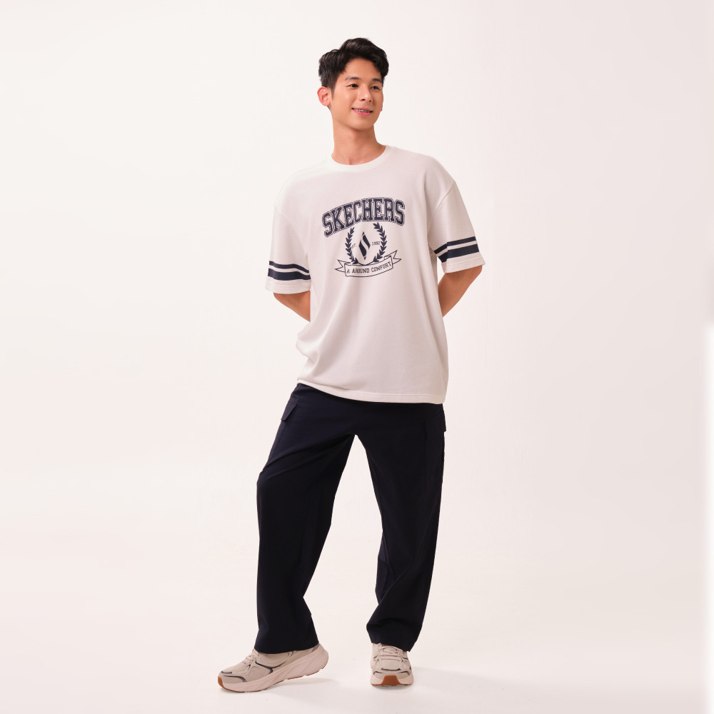 Skechers สเก็ตเชอร์ส เสื้อยืดแขนสั้นผู้ชาย Men Skechers Authentic Iconic Short Sleeve Tee - SL226M234-00QF (latest) — صورة 6