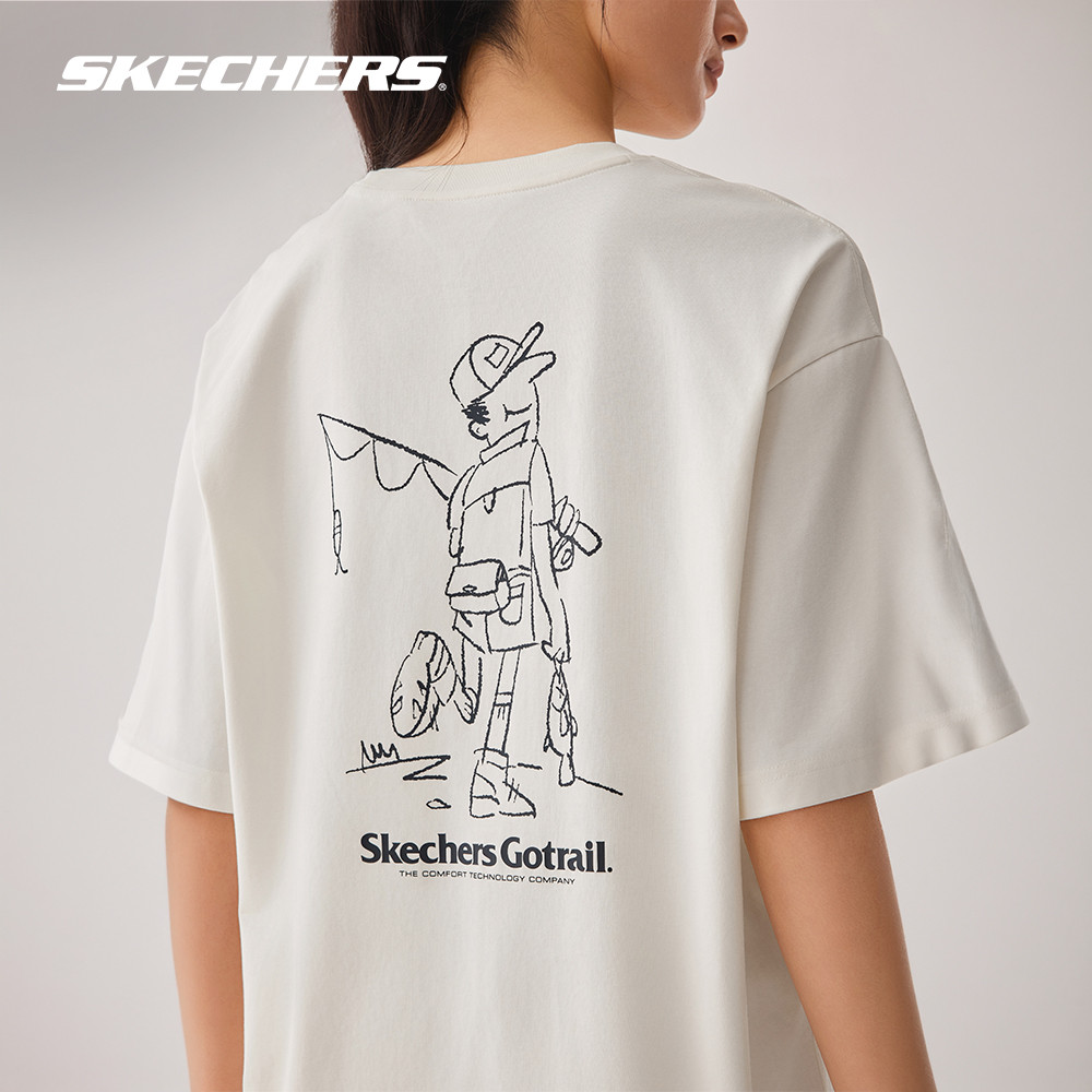 Skechers เสื้อยืดแขนสั้น Unisex GO Trail - P125U027-0074