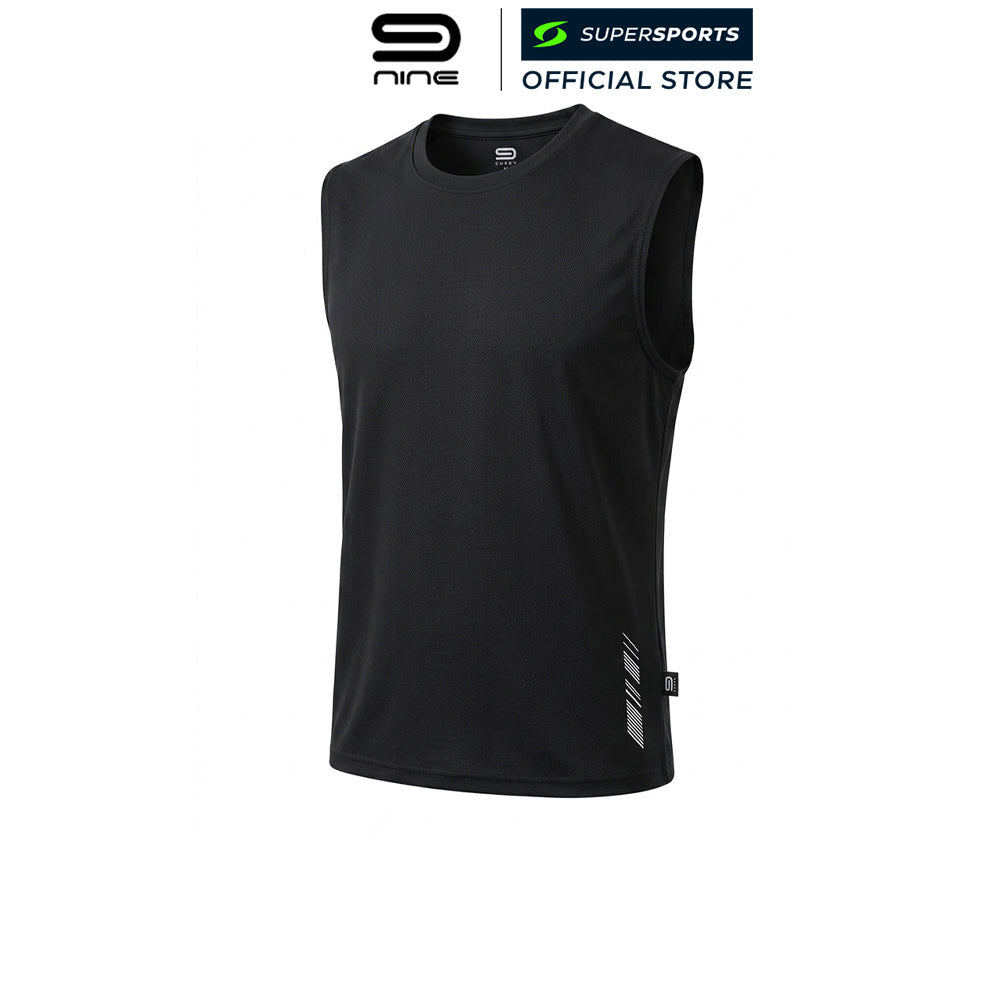 9NINE Black เสื้อกล้ามแบดมินตันผู้ชาย
