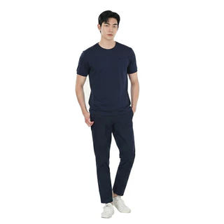John Henry เสื้อยืดผู้ชาย ทรงเข้ารูป รุ่น JH S426MTSSM17 - สีกรมท่า