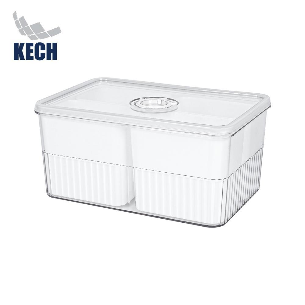 KECH กล่องจัดเก็บในตู้เย็น 4 ช่อง ฝาซีลบันทึกวันได้  SYPA จัดส่งโดย HomePro