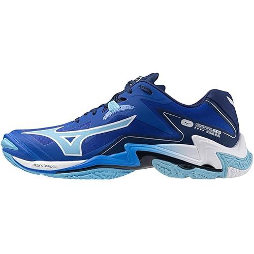 Mizuno volleyball shoes Wave Lightning Z8 indoor club activities wide lightweight Blue White Navy 26