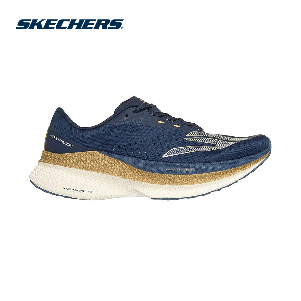 Skechers สเก็ตเชอร์ส รองเท้าผู้หญิง Women Tech Running SKX Aero Razor Shoes - 172240-NVGD (latest)
