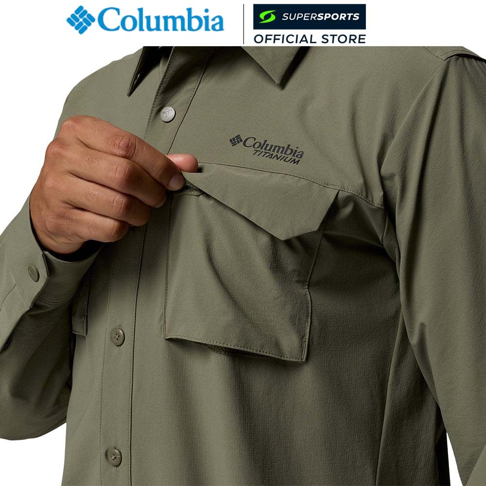 COLUMBIA قميص مشي جبلي رجالي Silver Ridge Elite بأكمام طويلة — صورة 6