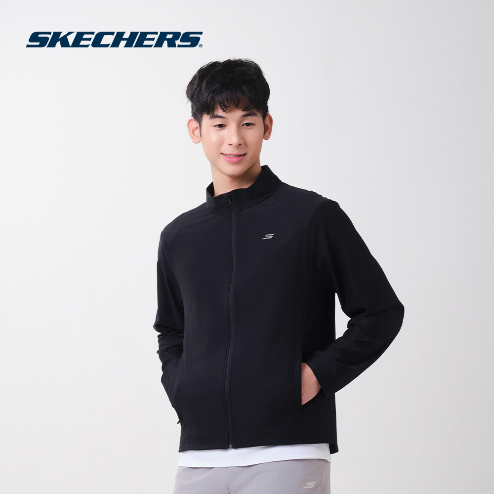Skechers สเก็ตเชอร์ส เสื้อแจ็คเก็ตผู้ชาย Men Walking Performance Jacket - SP326M419-0018 (latest)