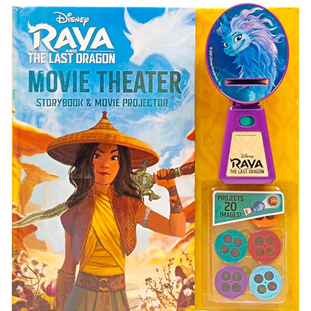(BX) DISNEY: RAYA และ THE LAST DRAGON MOVIE THEATER STORYBOOK & MOVIE PROJCTOR
