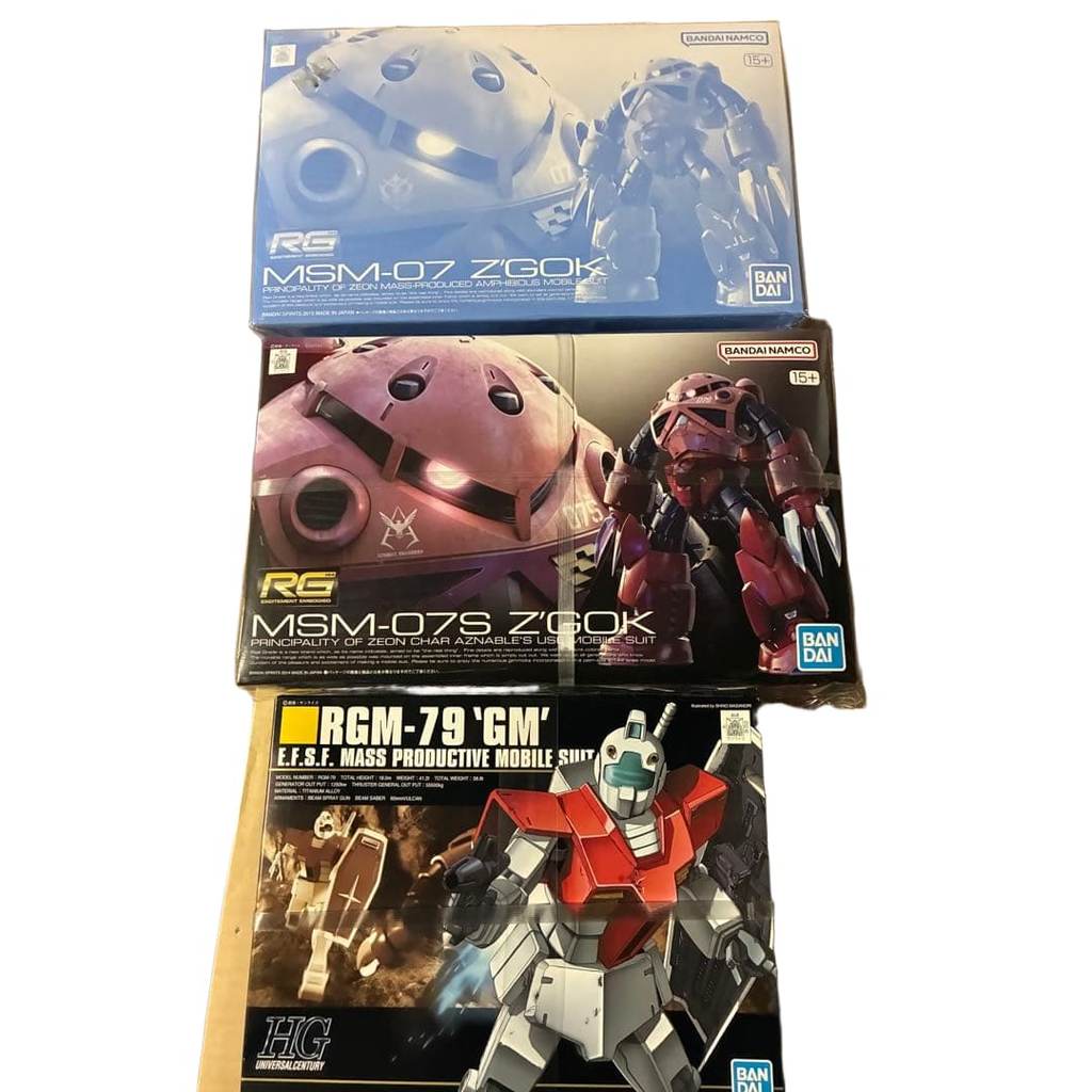 【Direct from Japan】RG 1/144 Char's Z'Gok และ Z'Gok HG GM ที่ผลิตจำนวนมาก【Japan Exclusive】