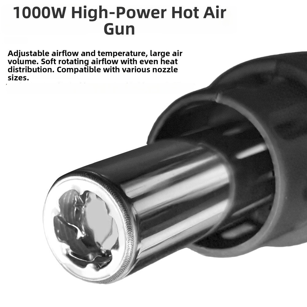 {ANSOUL}ที่จับเครื่องมือลมร้อนกําลังสูง 1000W พร้อมลมหมุน 861DW ความร้อนอย่างรวดเร็ว
