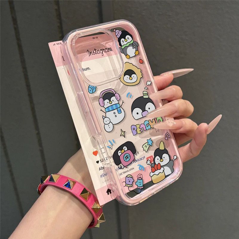 HP Penguin Fish [Infinite Case] Infinix Hot 60 Pro Plus Smart 10 Hot 60 Hot 60I Softcase Ckk1 Premiu