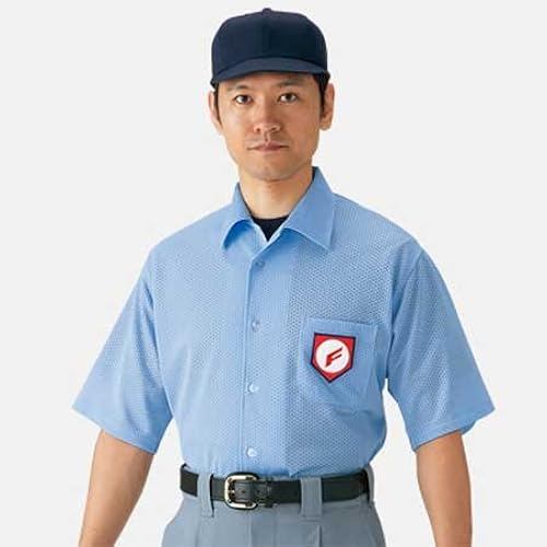 Mizuno High School Baseball Referee Short Sleeve Shirt 52HU2418M Powder Blue M