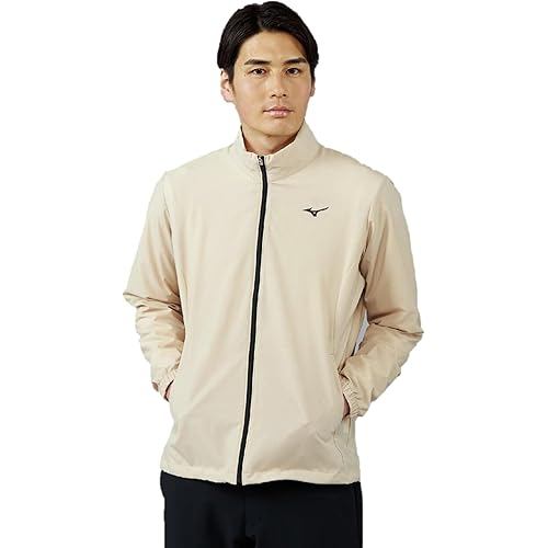 Mizuno Golf Wear Water Repellent/Stretch Move Blouson 2way Stretch Repellent E2MECA01 Men s Beige XL