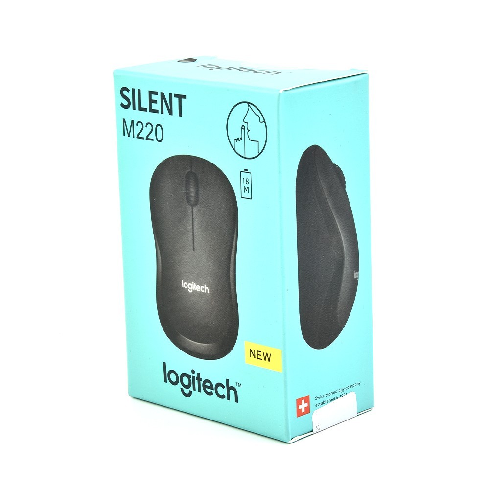[AMANDA] เมาส์ออปติคอลไร้สายสําหรับ LOGITECH M220 Silent สําหรับ Currys Black 1PC