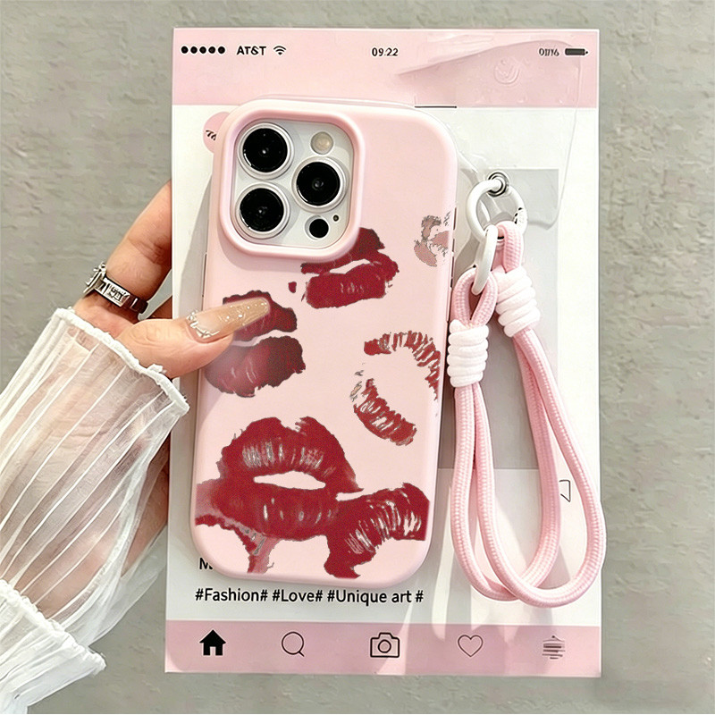 MERAH ลิปสติกที่ไม่ซ้ํากัน Matte Red Casing Hp Redmi Xiaomi 15T Pro 15 15C 13X Poco C85 C71 C65 Note