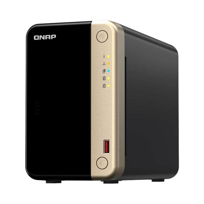 อุปกรณ์จัดเก็บข้อมูล NAS Storage NAS “QNAP” 2-Cores 2.9GHz/8GB/2-Bay