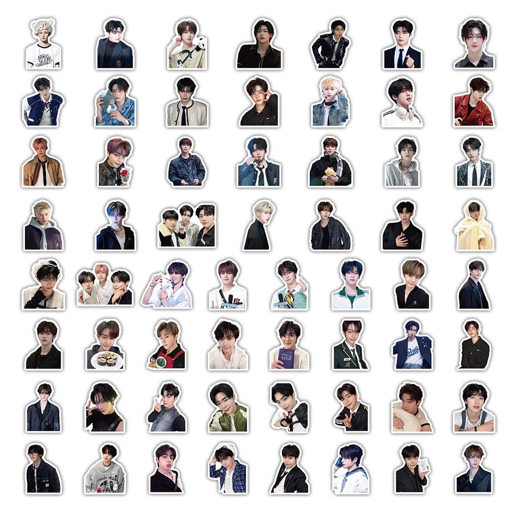 ชุดสติ๊กเกอร์ Boy Group ZB1 120 ชิ้น, Zhang Hao & Ricky K-Pop Journal และตกแต่งโน๊ตบุ๊ค
