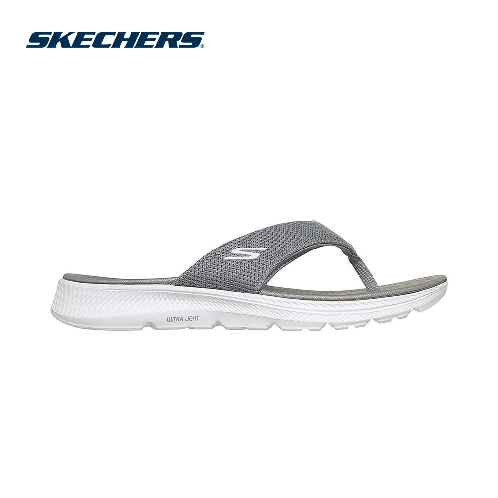 Skechers สเก็ตเชอร์ส รองเท้าแตะผู้ชาย Men On-The-GO GO Consistent Sandal 2.0 Kaden Walking Sandals - 229413-GRY (latest)