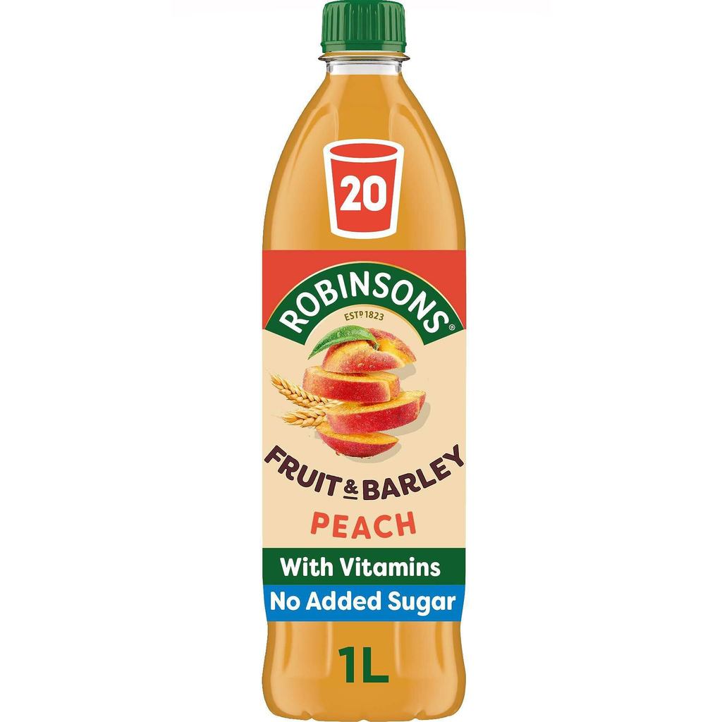 Robinsons Fruit and Barley Peach 1 L