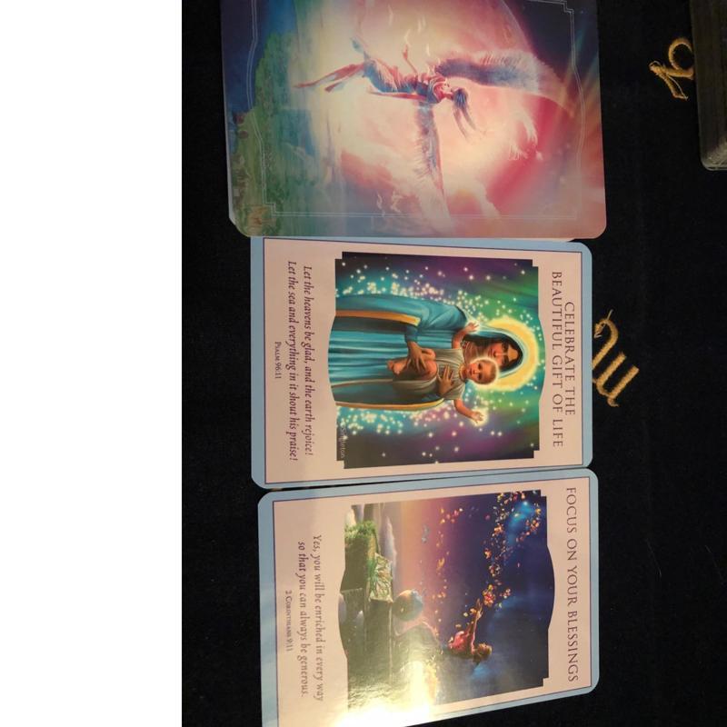 44 ชิ้น Love Light Divine Gidance Oracle การ์ดเล่นเกมกระดาน Oracle การ์ด