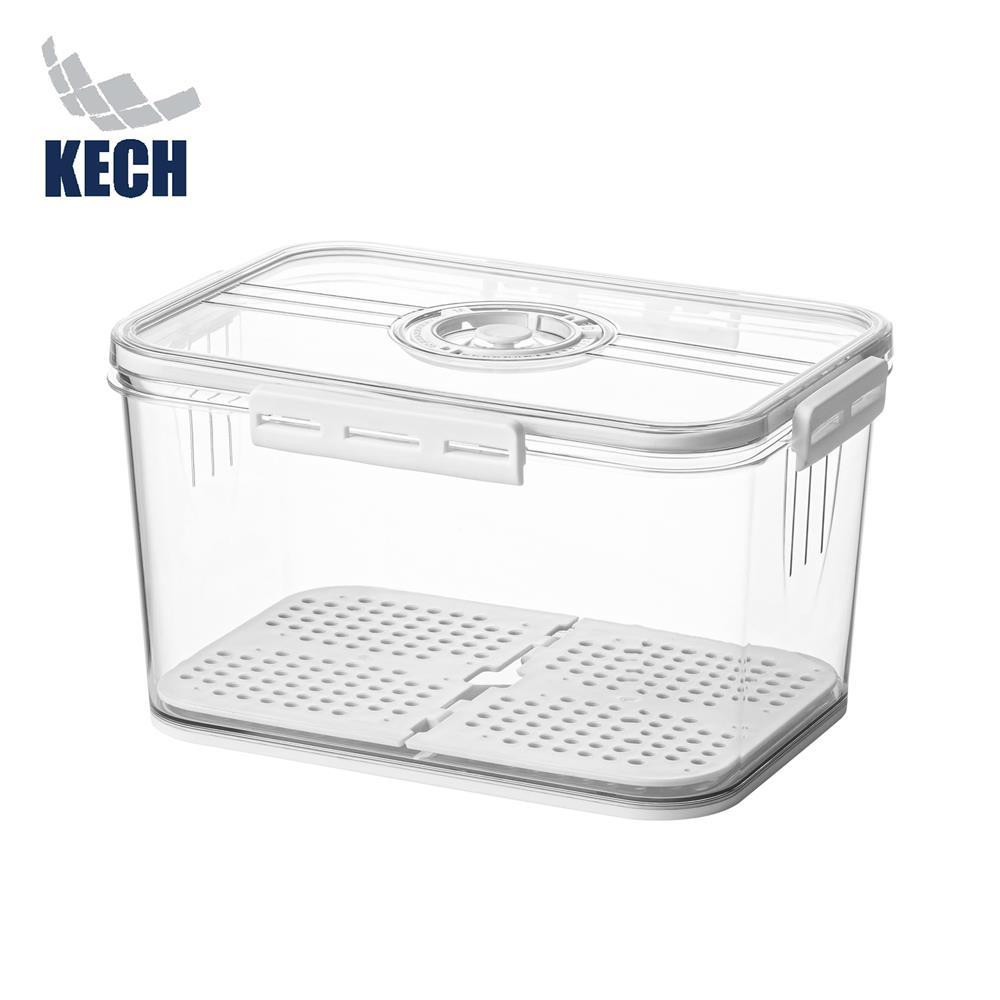 KECH กล่องจัดเก็บในตู้เย็นมีแผ่นรองน้ำ  SYPA SIZE M จัดส่งโดย HomePro
