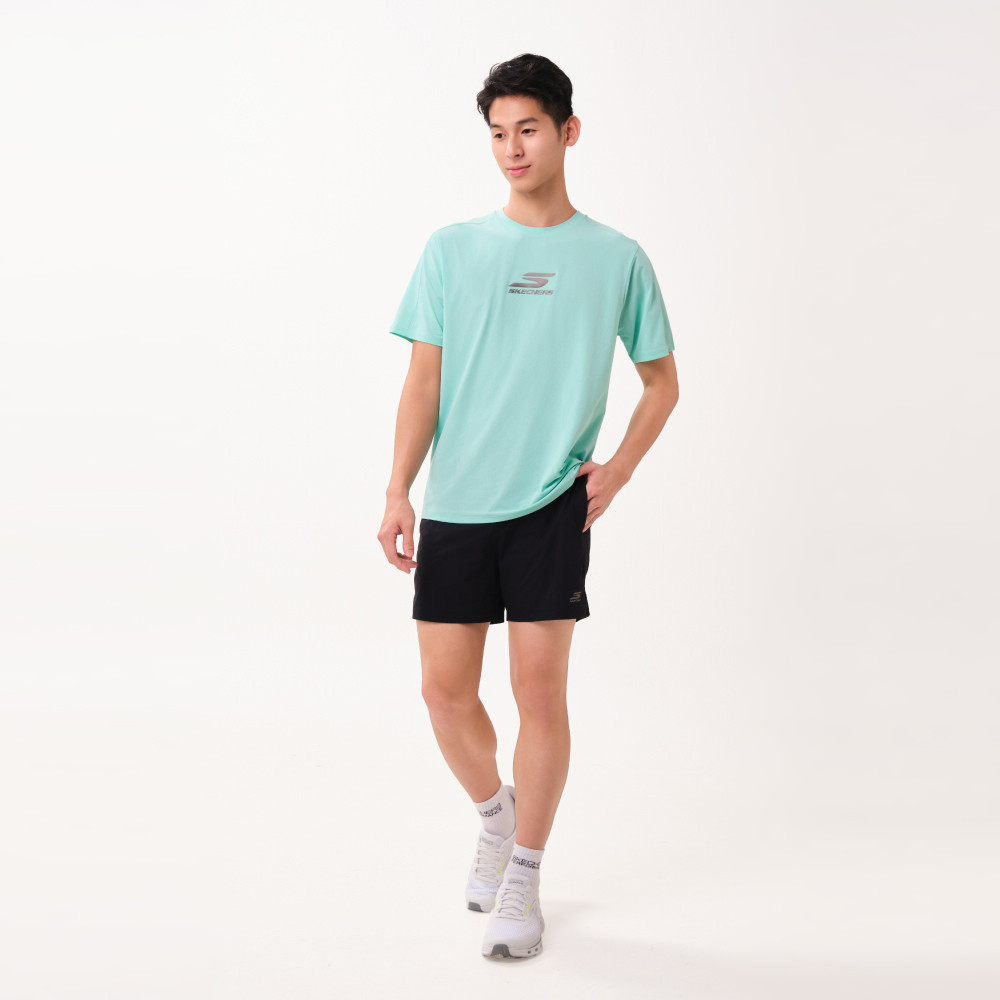Skechers สเก็ตเชอร์ส เสื้อยืดแขนสั้นผู้ชาย Men Running Performance Short Sleeve Tee - SP126M107-013Y — صورة 6