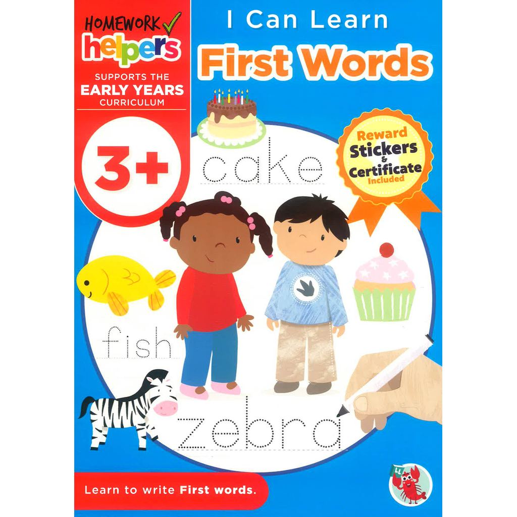 (BX) HOMEWORK HELPER 3+ I CAN LEARN FIRST WORDS