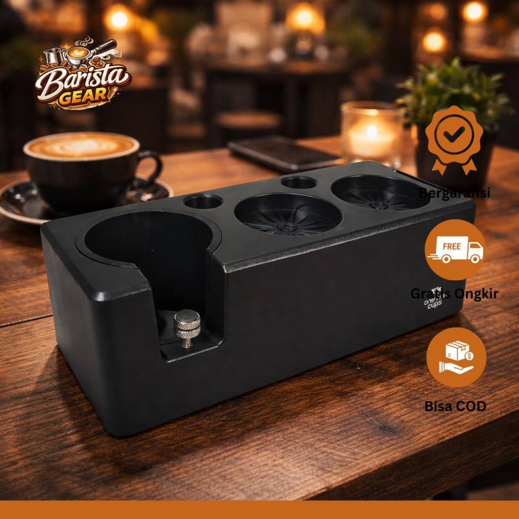 หนึ่งสองถ้วยกาแฟ Tamper Station Espresso Portafilter 245x100x77mm - AK345