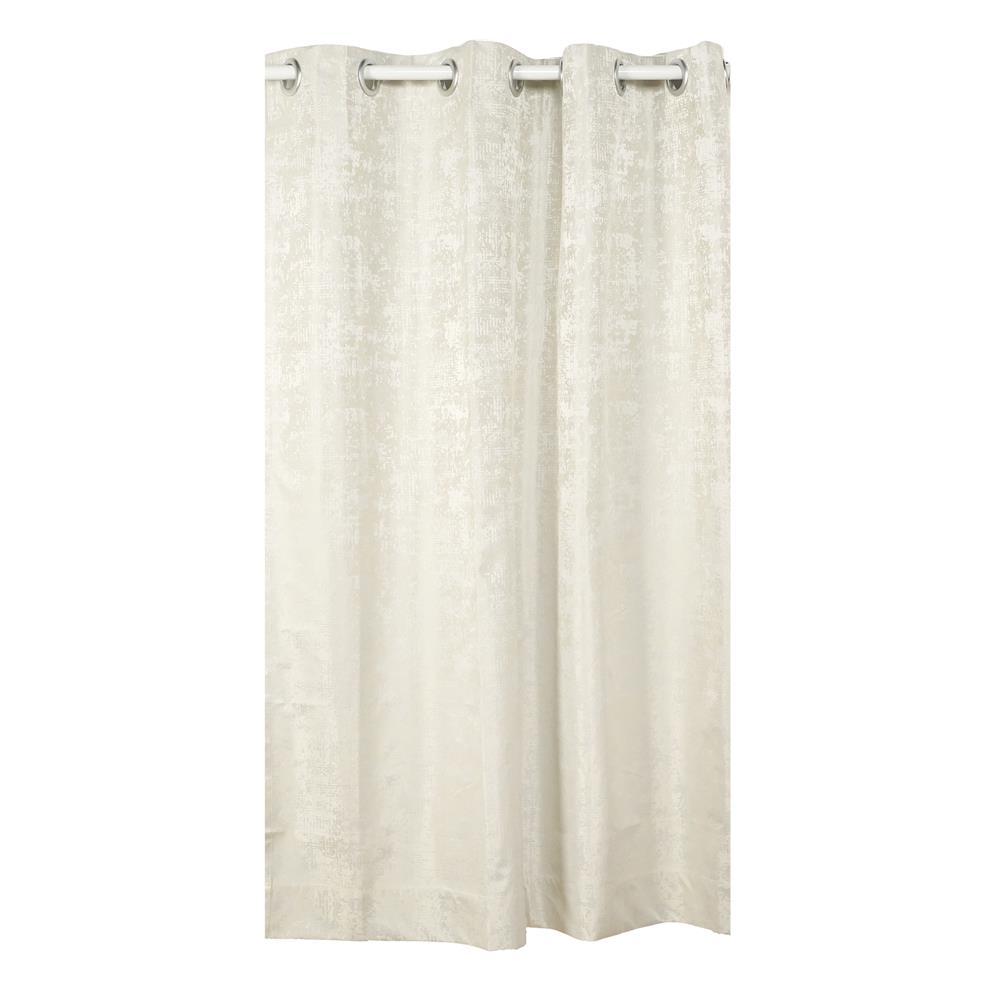 HOME LIVING STYLE ผ้าม่าน EYELET  CRUSTAL UV 135X160 ซม. สีครีม จัดส่งโดย HomePro