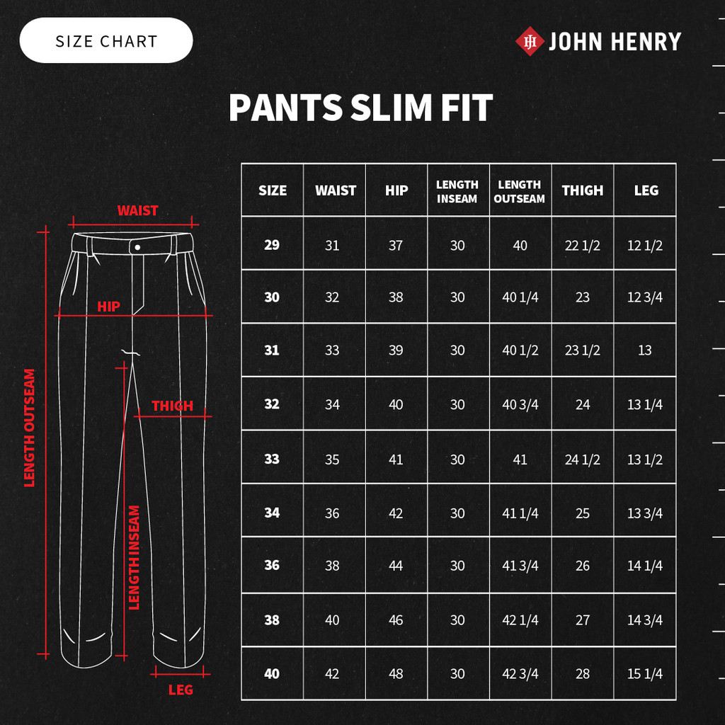 John Henry بنطلون رجالي ضيق — بني فاتح — صورة 4