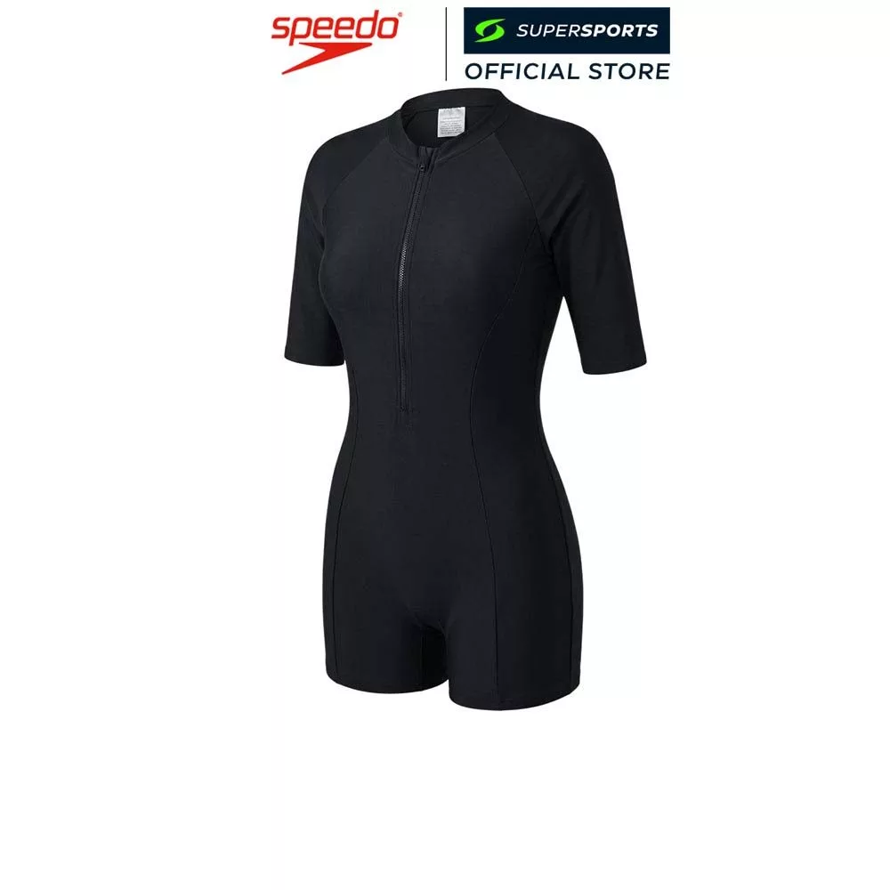 SPEEDO Coverage Short Sleeve Legsuit ชุดว่ายน้ำผู้หญิง