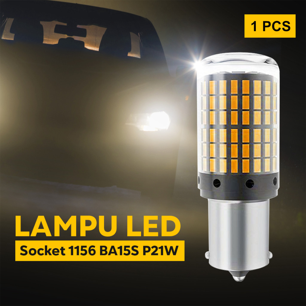 Hamy ไฟเลี้ยวรถยนต์ LED 3014 SMD 1156 BA15S P21W 10.5W - BA15S