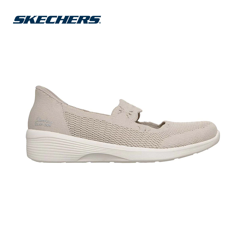Skechers สเก็ตเชอร์ส รองเท้าผู้หญิง Women Slip-Ins Modern Comfort Arya Subtle Gleam Shoes - 159405-NAT (latest)