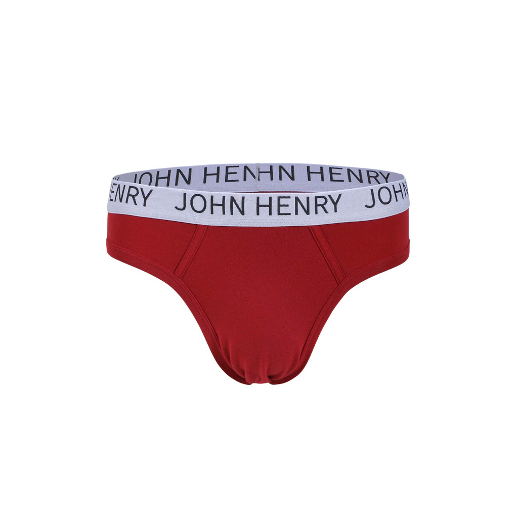 JOHN HENRY UNDERWEAR Basic ทรงบรี๊ฟ รุ่น JU JU2BC1001 สีแดง