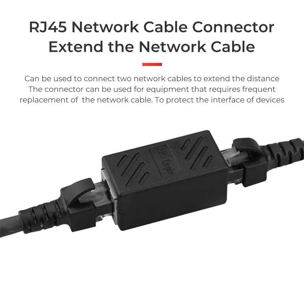 RJ45 Female to Female Cat 15A16A LAN Extension Adapter Connector