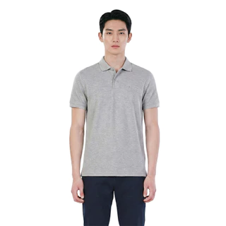 John Henry เสื้อโปโลผู้ชาย ทรงเข้ารูป รุ่น JH S426MPLSM16 - สีเทาท็อปดาย