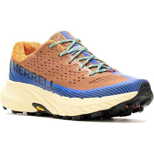 MERRELL AGILITY PEAK 5 Men s NUTSHELL/PAPAYA 27.5 cm 2E Trail Running Shoes