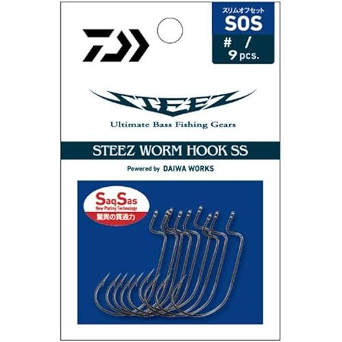 DAIWA Steed Worm Hook SS SOS Slim Offset 3