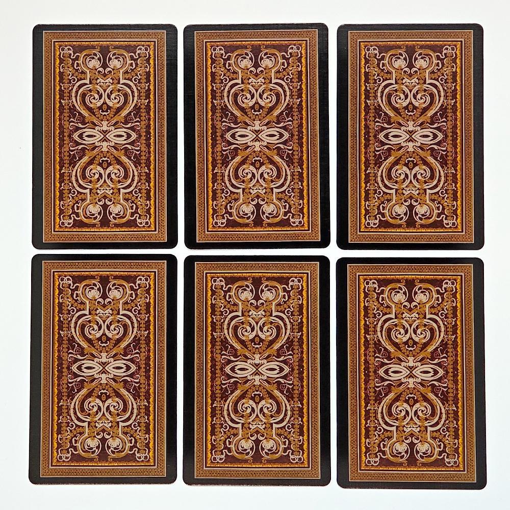 9*6 ซม.Gypsy Oracle Deck ภาษาอังกฤษและสเปนรุ่น 52 ชิ้น Oracle การ์ดพิมพ์บน 350GSM Double-embossed Ca