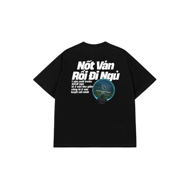 เสื้อยืด Sleep Notes - Happy - เสื้อยืด Happy Nonsense - เสื้อยืด Oversize 250GSM 100Cotton