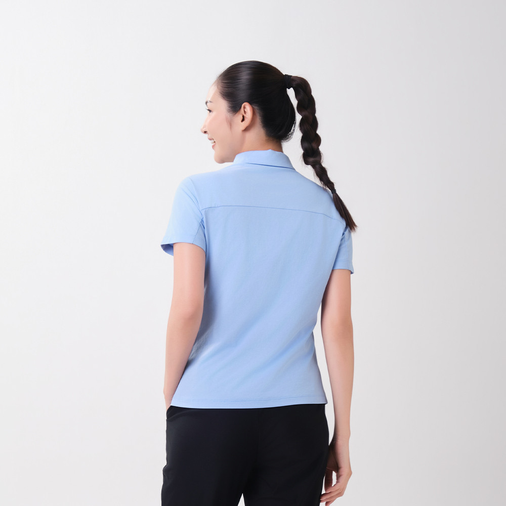 Skechers สเก็ตเชอร์ส เสื้อโปโลผู้หญิง Women Walking Performance Polo Tee - SP326W347-02MP (latest) — صورة 3