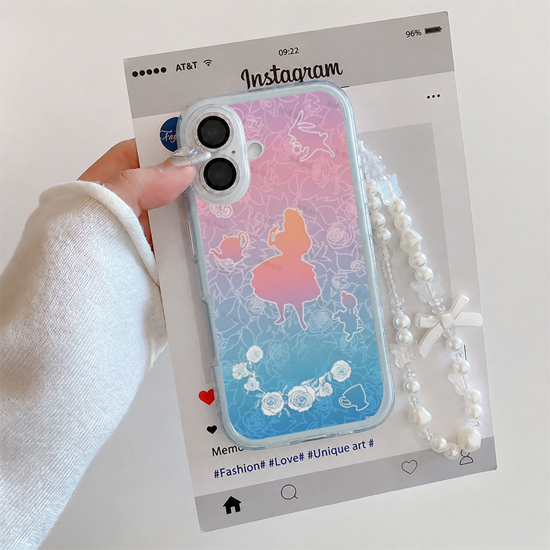 Aesthetic Elegant Silhouette Blue Rabbit Case Samsung S26 A27 A07 A17 5G A06 A16 A56 A26 A36 S24 S25