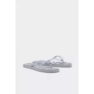 CC DOUBLE O LOGO PRINT THONG SANDALS ผู้หญิง รองเท้าแตะแบบหูหนีบแต่งโลโก้ รุ่น O26WSWA026 (AW26 #P3)