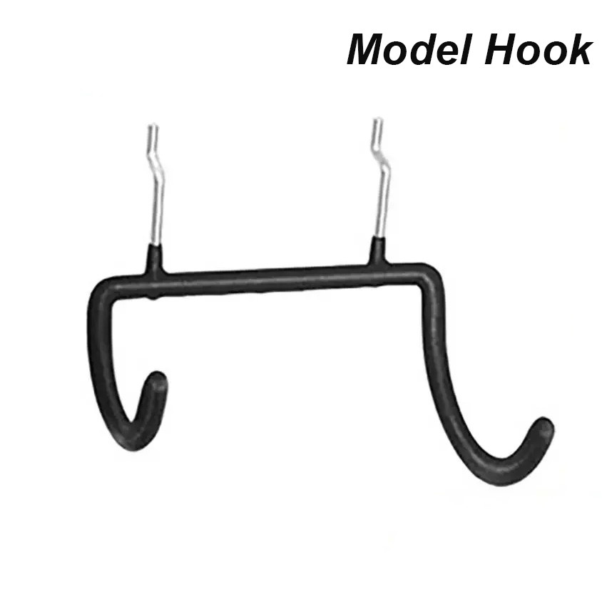 GANTUNGAN MCIRON Double Hook Wall Mount Organizer Heavy Duty - MC006