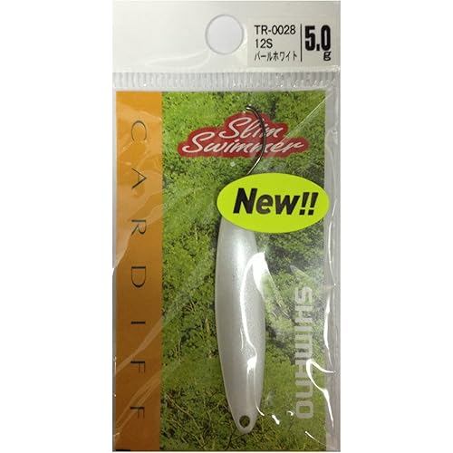 SHIMANO Cardiff Area Spoon Slim Swimmer 5.0g TR-0028 12S Pearl White 713865 Lure