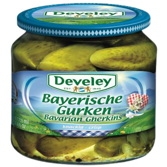 [0230752] Develey Bavarian Gherkins แตงกวาดองแบบบาวาเรีย 670ml