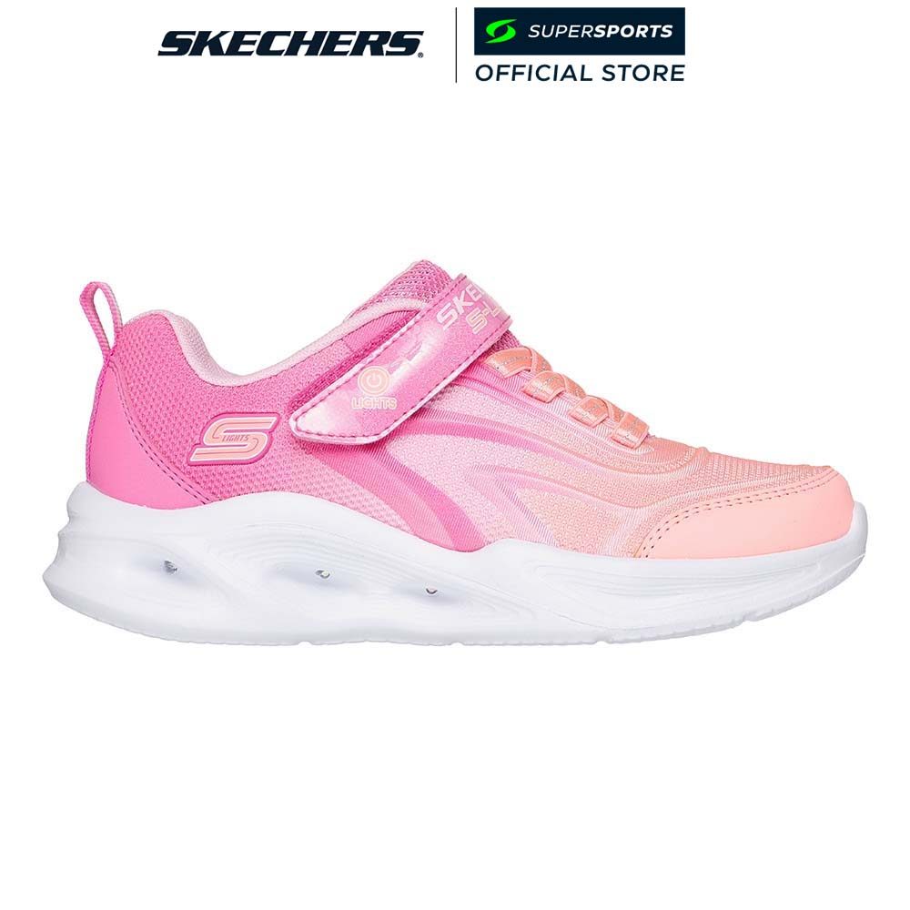 SKECHERS S-Lights: Sola Glow - Color Breeze รองเท้าลำลองเด็กผู้หญิง